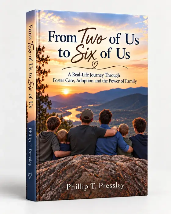 From Two of Us to Six of Us book cover mockup