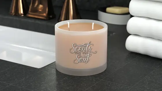 Scents for the Soul candle label design