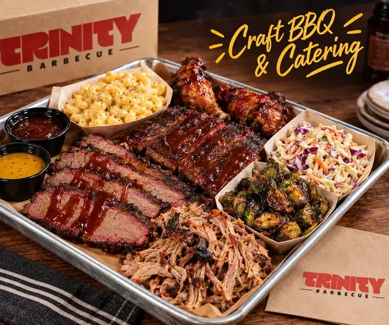 Trinity Barbecue craft BBQ and catering graphic