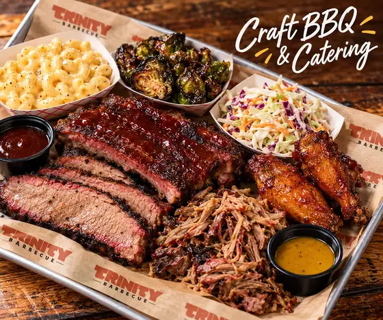 Trinity Barbecue craft BBQ and catering social media artwork