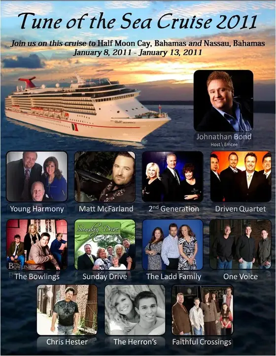 Tune of the Sea Cruise 2011 flyer