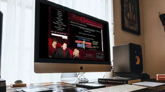 2nd Generation website design