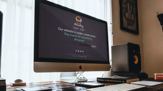 The Cupcake Guy website design