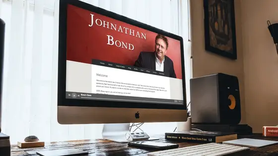 Johnathan Bond website design