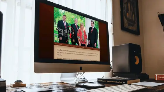 Southern Heart Gospel website design