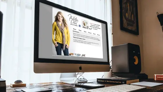 Whitney Dawn website design